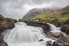 Clachaig Falls, Glencoe, Schottland