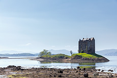 Castle Stalker im  Loch Laich, Schottland