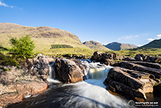 River Etive Falls, Glen Etive, Schottland