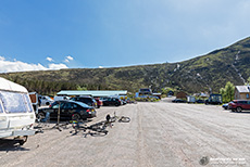 Parkplatz am Glencoe Mountain Resort, Schottland