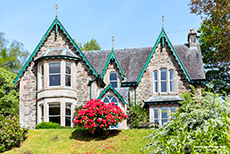 Tolles Haus am Straßenrand