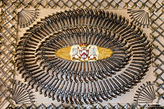 Waffenkammer des Culzean Castle, an der Küste von South Ayrshire, Schottland