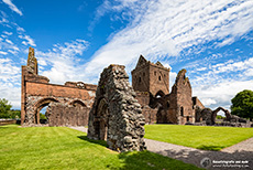 Ruine der Sweetheart Abbey, Dumfries and Galloway, Schottland