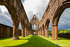 Ruine der Sweetheart Abbey, Dumfries and Galloway, Schottland