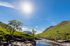 River Etive, Glen Etive, Schottland