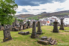 kleiner Friedhof in Edinburgh, Schottland