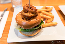 Unser erster Burger in Schottland