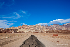 Rundfahrt auf dem Artist Drive, Death Valley