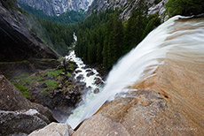 Abbruchkante des Vernal Fall, Yosemite Nationalpark