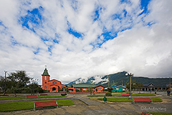 der Kirche von Hornopiren