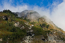 Berge rund um die Laguna Tempanos