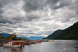 Anlegestelle in Petrohué