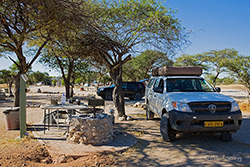 Campsite in Okaukuejo