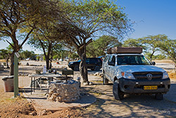 Campsite in Okaukuejo