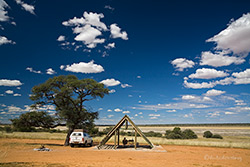 Campsite an der Mpayathutlwa Pan