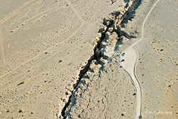 Sesriem Canyon aus der Luft