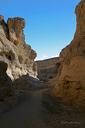 im Sesriem Canyon unterwegs