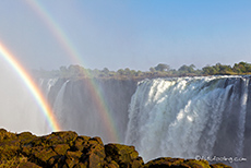 Doppelter Regenbogen den Rainbow Falls