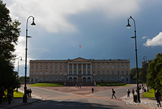 Das königliche Schloss in Oslo