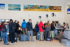 der Flughafen von Longyearbyen