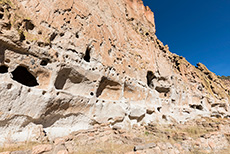 Long House Ruine im Bandelier National Monument, New Mexico