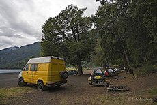 Camping direkt am Lago Todos los Santos