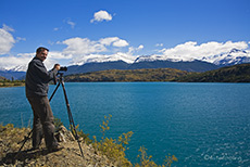 Christian am Lago General Carrera