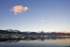 Ushuaia kurz vor Sonnenuntergang