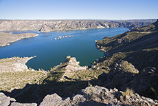 Stausee am Canyon del Autel