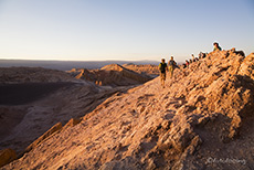 Der Aussichtspunkt auf das Valle de la Luna