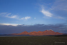 Sonnenuntergang am Salar de Surire (4280 m)