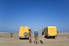 Camping am Strand von Arica