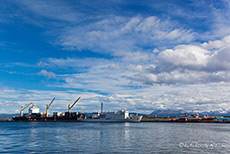 der Hafen von Ushuaia