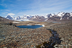 Zulauf zum  Gletschersee