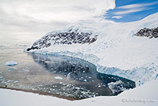 Blick auf den Gletscher