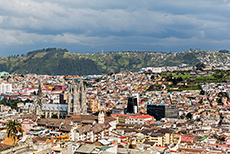 Aussicht vom El Ventanal, Quito, Ecuador