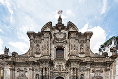 Front der La Compania de Jesus, Quito, Ecuador