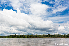 Auf dem Rio Napo unterwegs