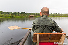 dann geht es im Kanu über den Pilchicocha-See, Sacha Lodge, Amazonas Gebiet, Ecuador