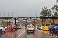 Mautstelle in Ecuador