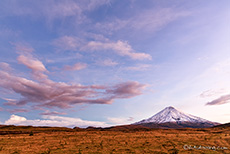 Vulkan Cotopaxi im letzen Licht, Ecuador