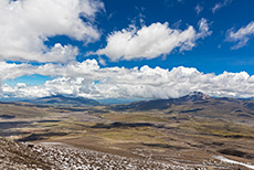 Aussicht von der Flanke des Cotopaxi