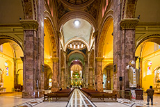 Innenansicht der Neuen Katedrale, Catedral Nueva, Cuenca