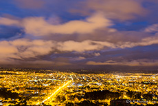 Blaue Stunde über Cuenca
