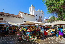 Blumenmarkt in Cuenca