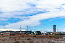 Ankunft auf der Flughafeninsel Baltra, Galapagos Inseln