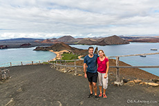 Noch schnell ein Foto von uns, Insel Bartolomé, Galapagos Inseln