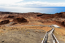 Wegsystem durch die Lavalandschaft, Insel Bartolomé, Galapagos Inseln