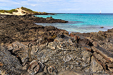 Die Formen der Lava sind echt toll, Sullivan Bay, Insel Santiago, Galapagos Inseln