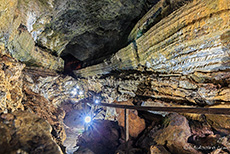 Lavatunnel auf Santa Cruz, Galapagos Inseln